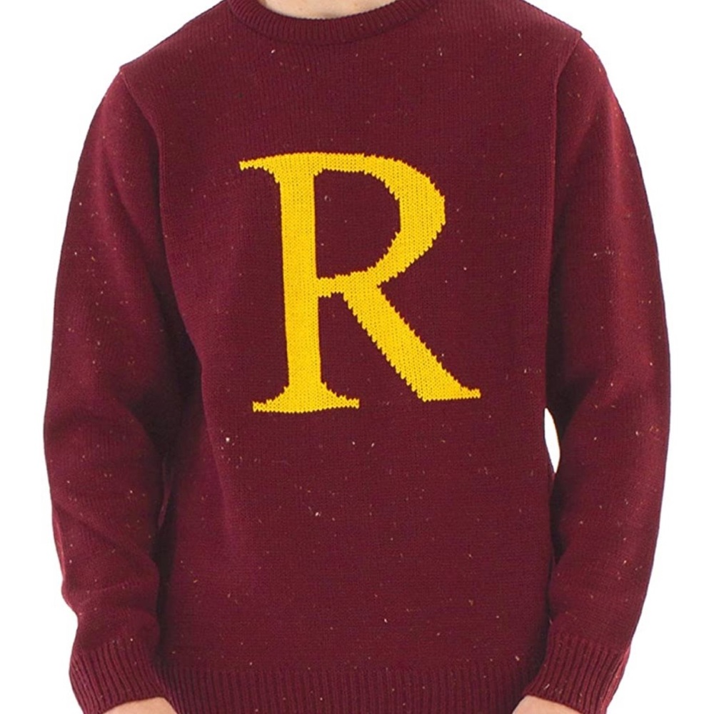 Ron Weasley Sweater Letter R- unisex